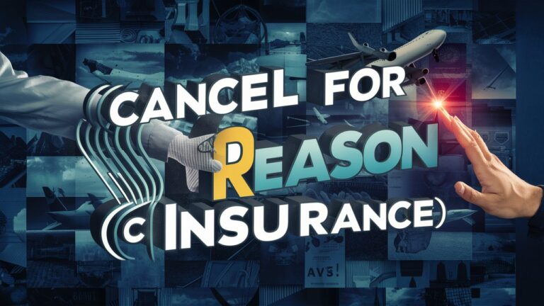 Cancel for Any Reason (CFAR) Insurance